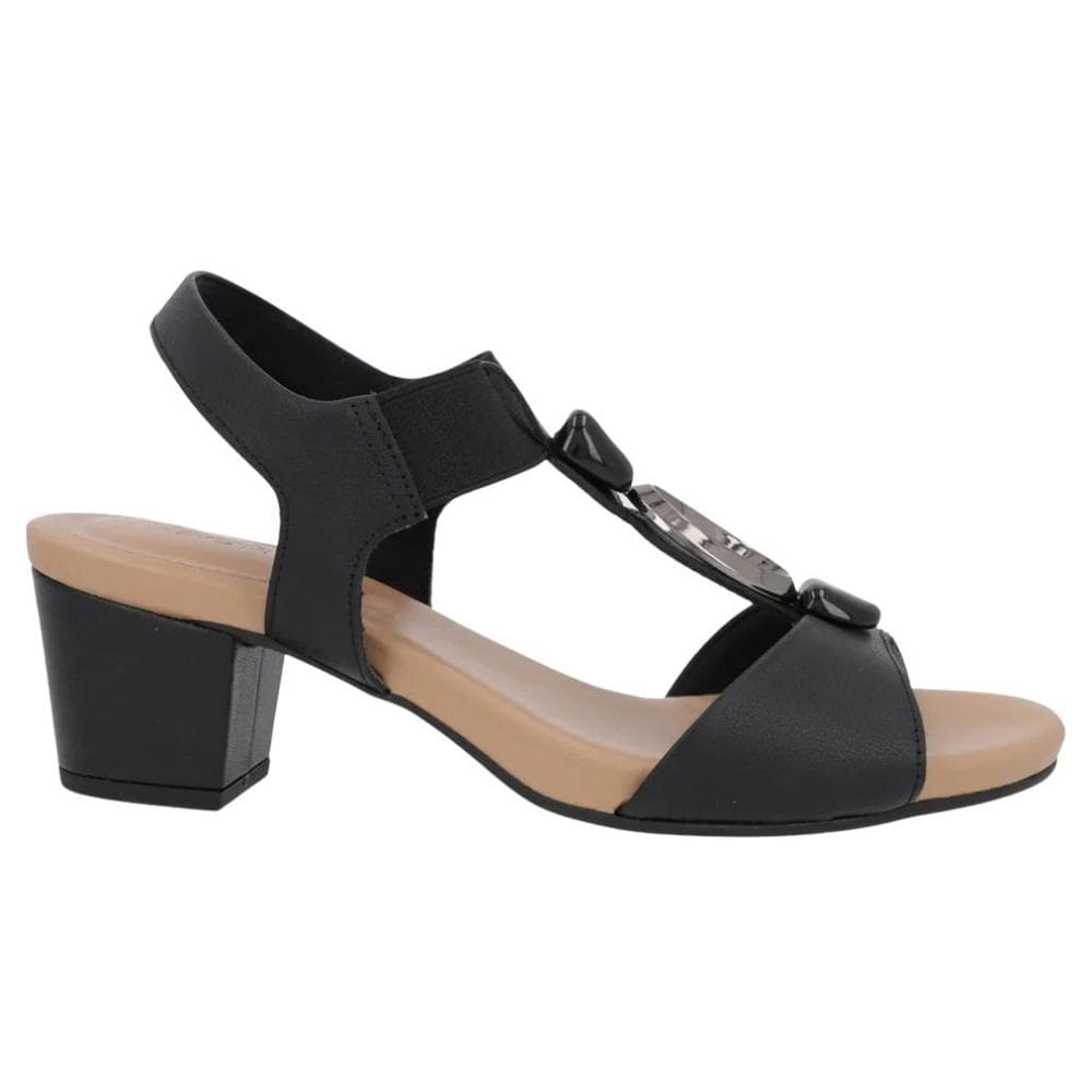 Sandália Usaflex Y8220 Feminino Preto casual
