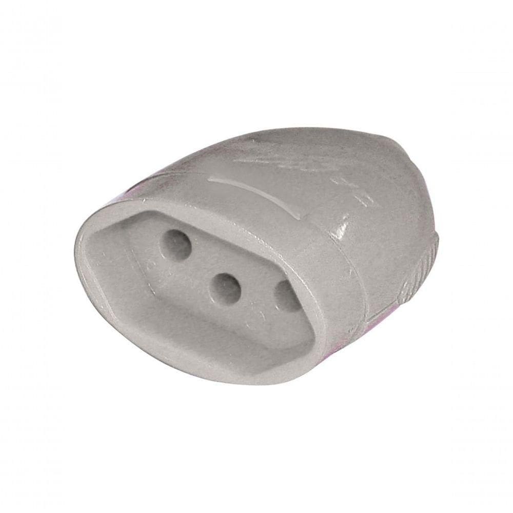 Tomada Desmontavel Daneva Dn1619 2p + T 20a 250 Volts Cinza