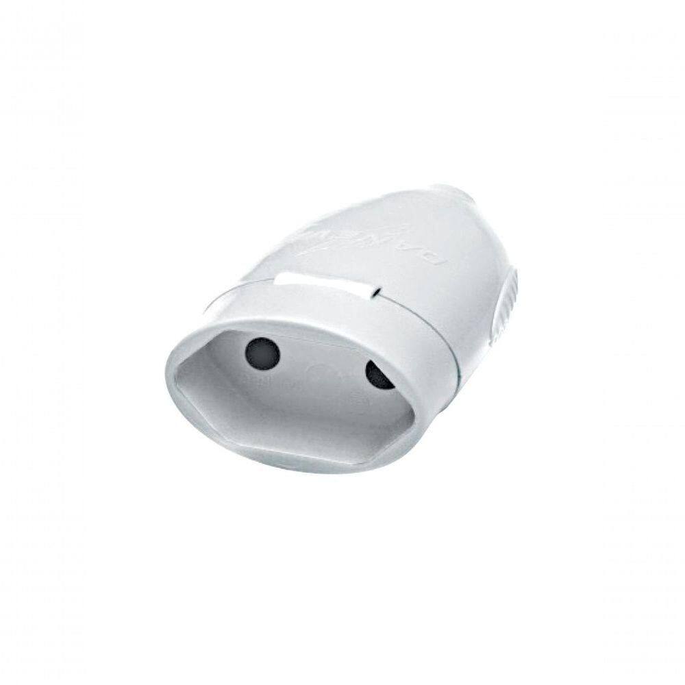 Tomada Desmontavel Daneva 2p 20a- 250v Ref.1605 Branco