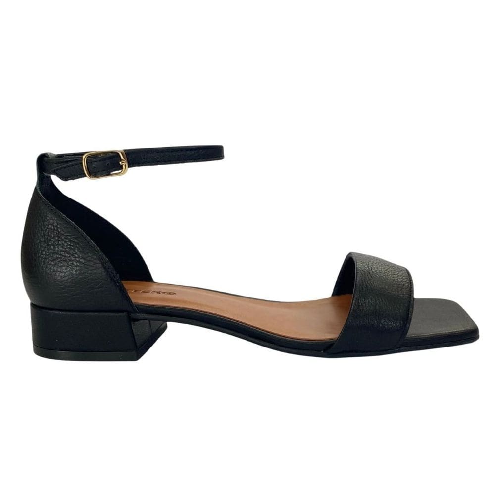 Sandália Bottero 372904 Feminino Preto saltinho casual