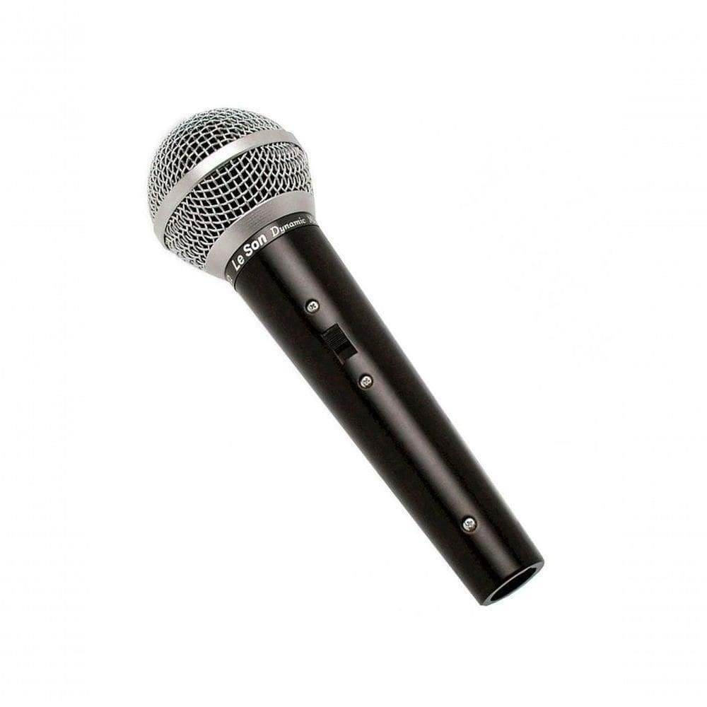 Microfone Ls-50 Leson Metalico Cardioide Cabo 5m Chave...