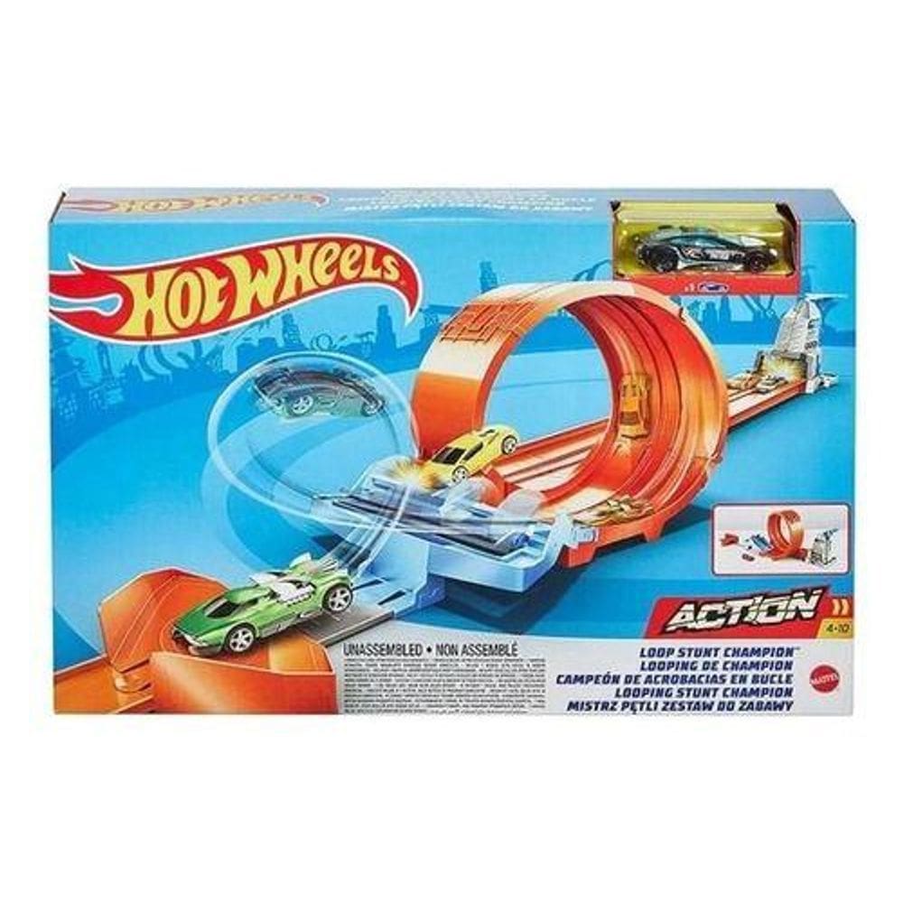 Hot Wheels Action Pista Campeonato de Looping GTV13 - Mattel