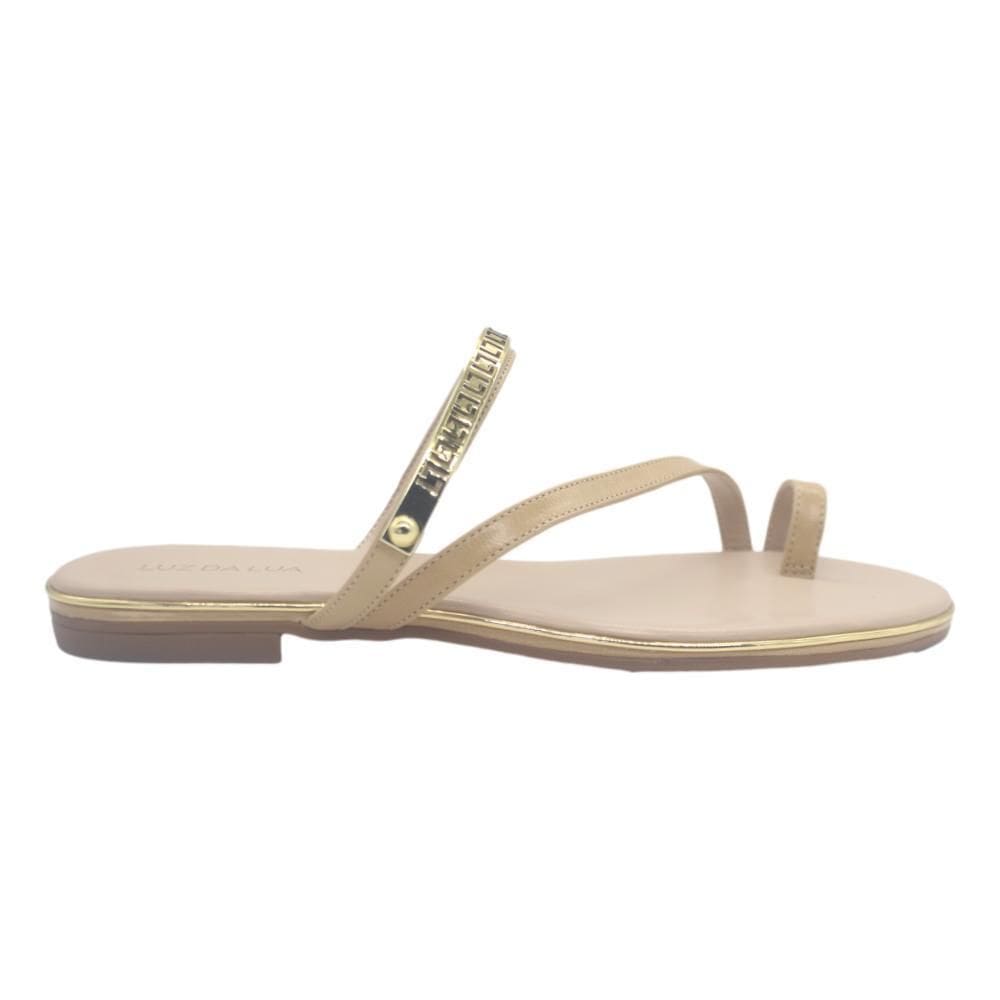 Chinelo Couro Feminino Luz Da Lua Atacama 54870067