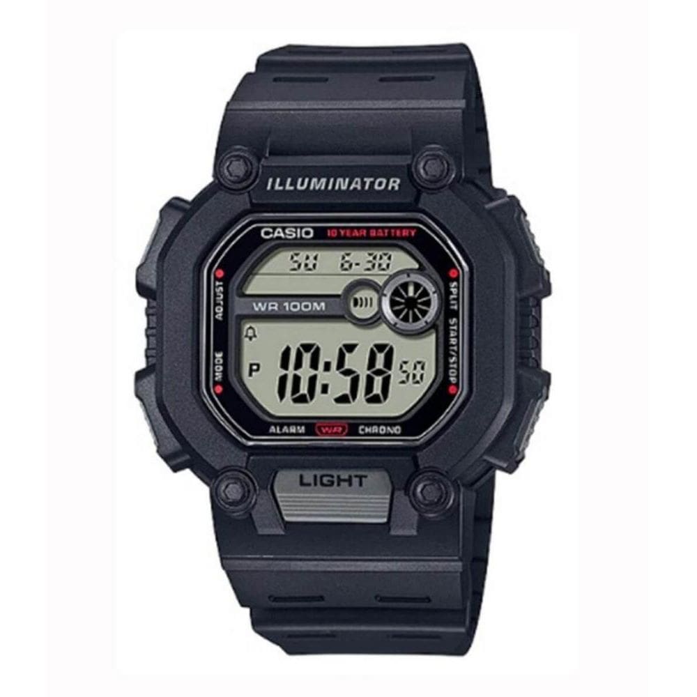 Relógio Casio Masculino Digital Illuminator  W-737H-1AVDF