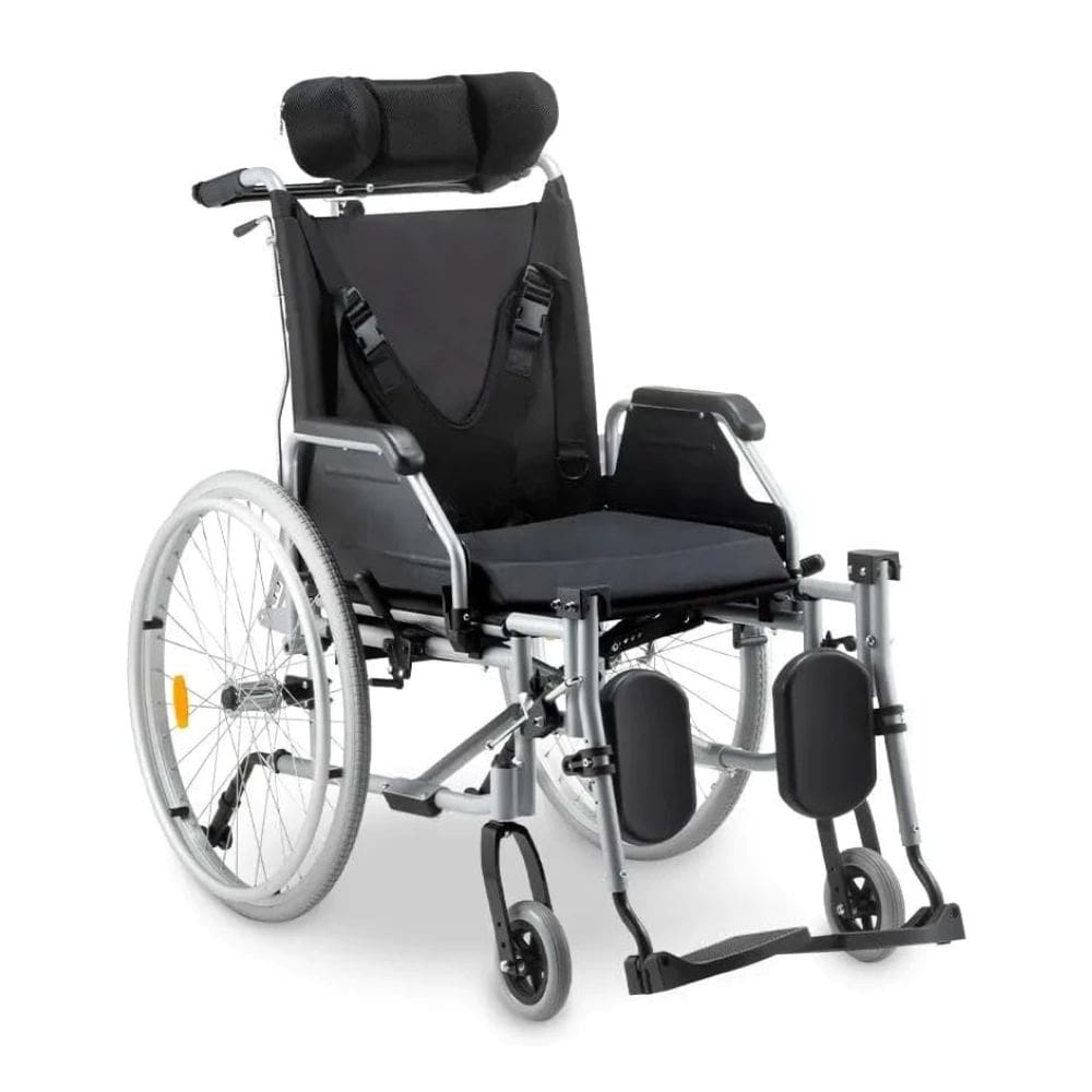 Cadeira de Rodas Tetra Reclinável Com Encosto e Cinto até 130 Kg D700 Tamanho 48 Dellamed