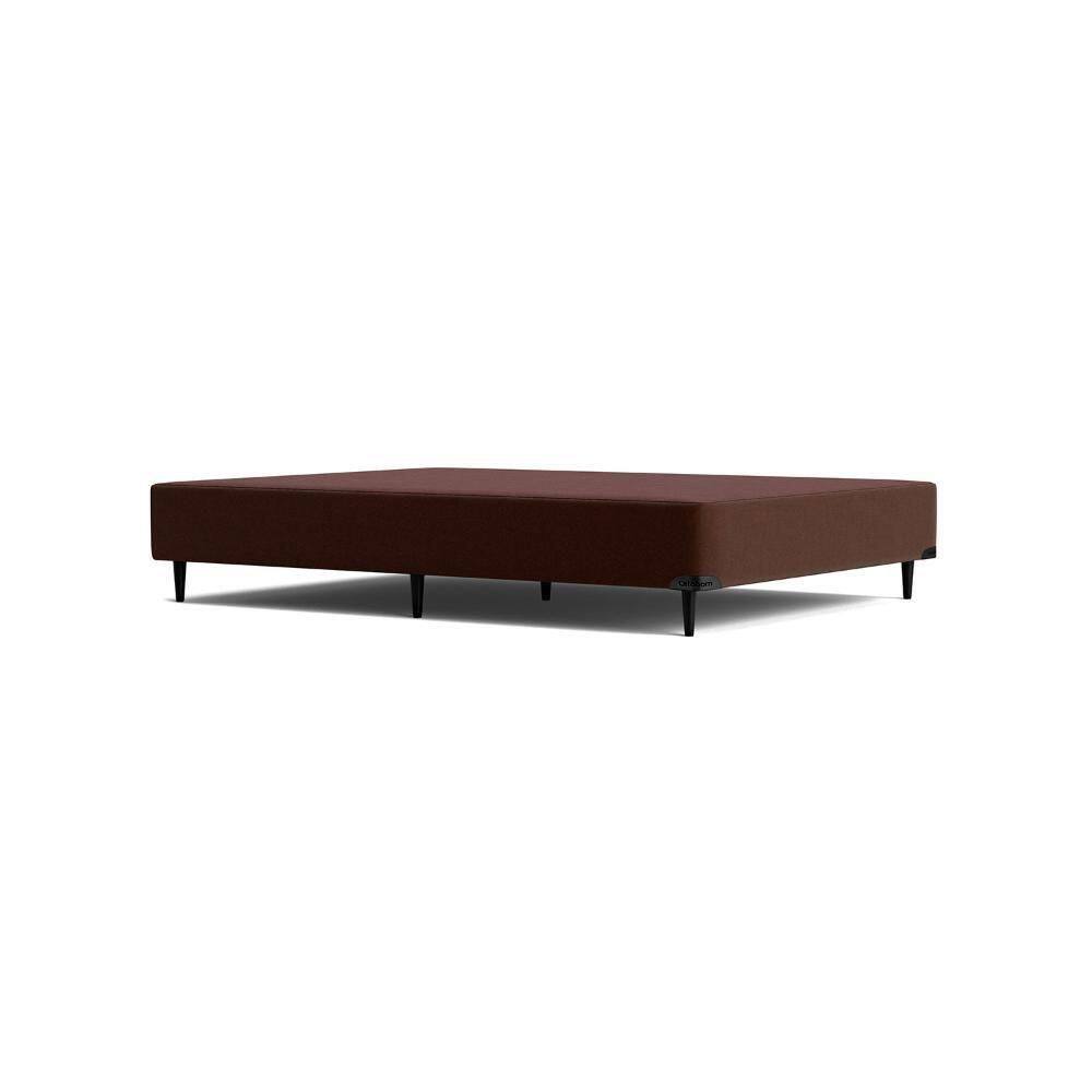 Base Sommier Camurça Marrom Casal (138x188x23) - Ortobom