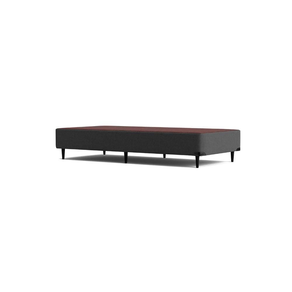 Base Sommier Camurça Cinza Solteiro (88x188x23) - Ortobom