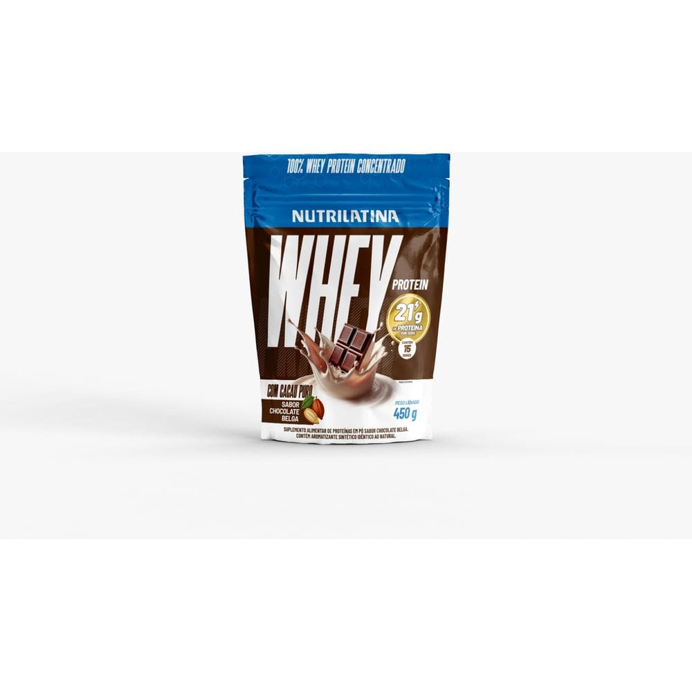 WHEY PROTEIN CONCENTRADO CHOCOLATE  450g - 21g Proteína