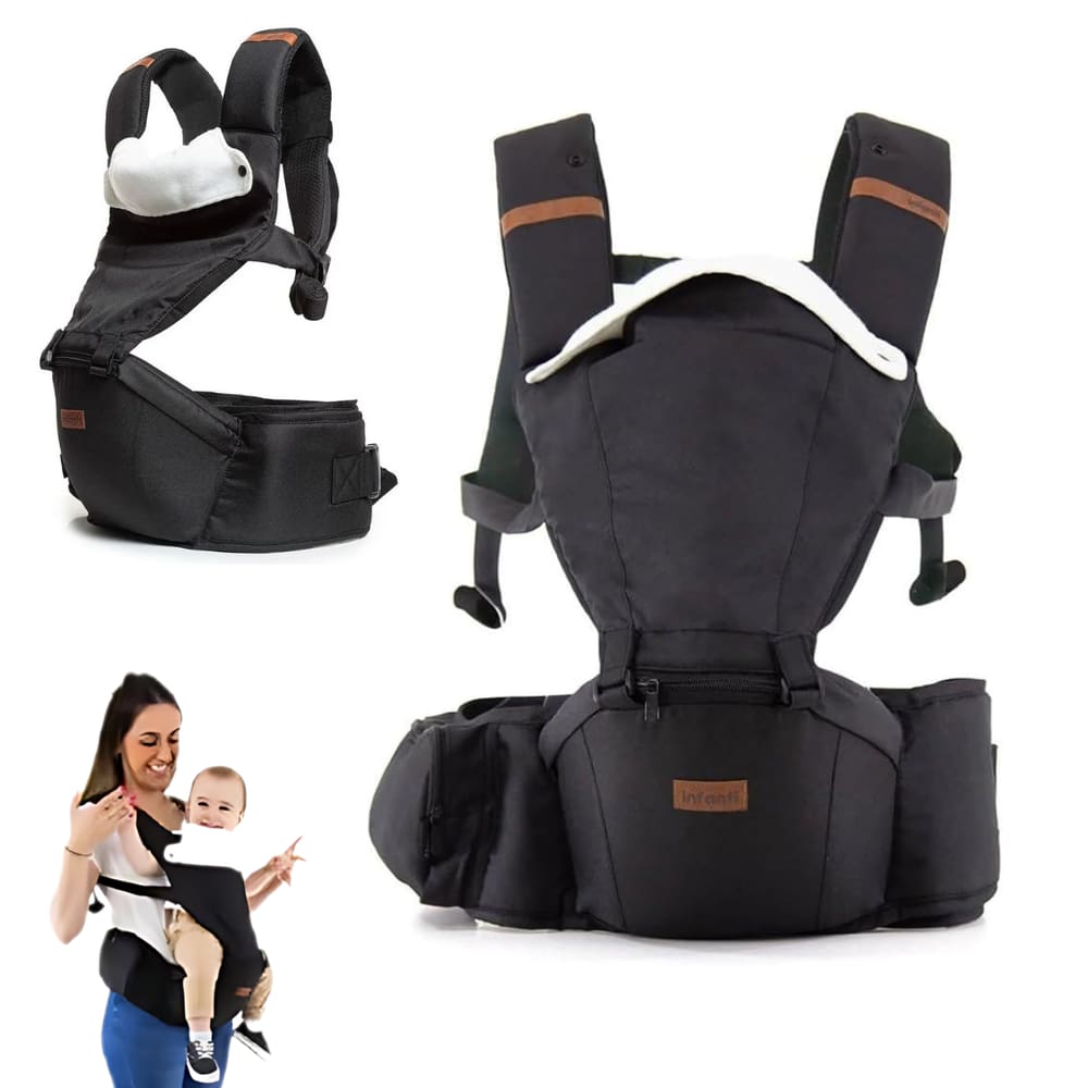 Canguru Ergonômico para Bebê Close 5 em 1 Infanti Preto
