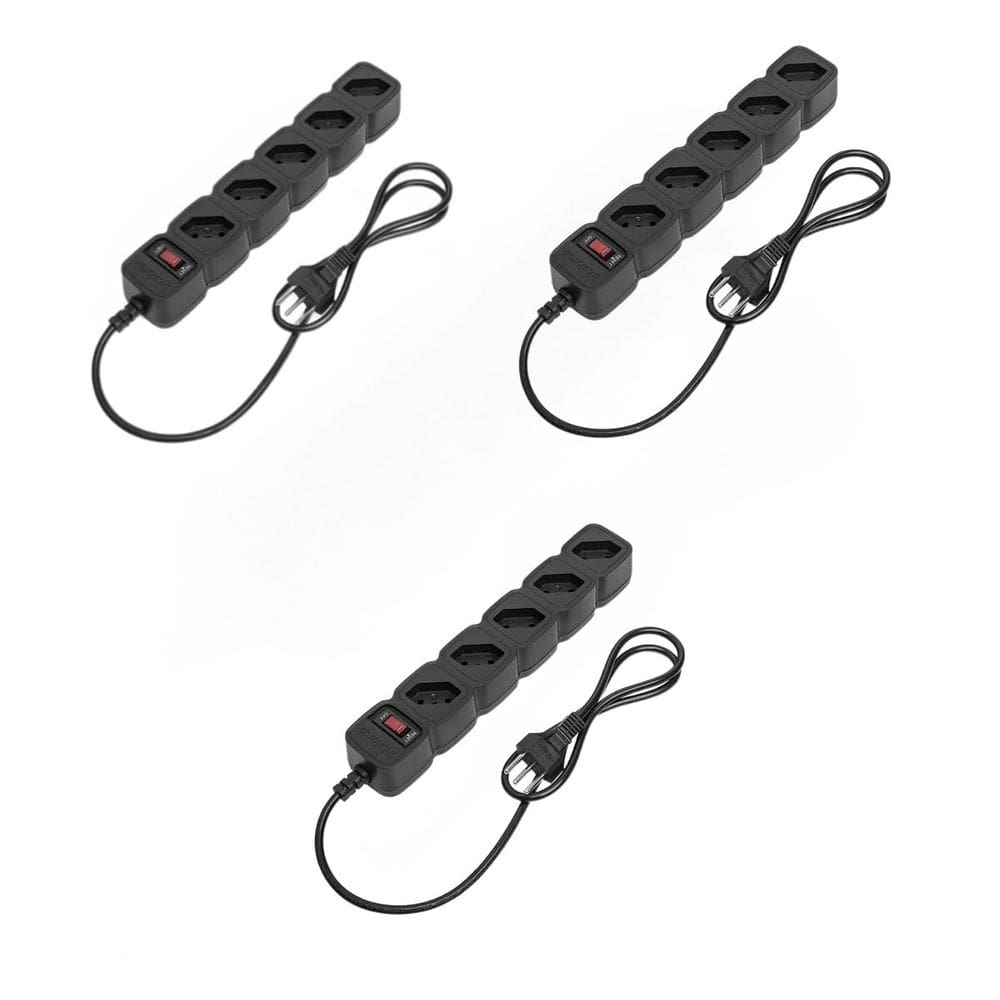 Kit 3 Filtro de Linha Intelbras 5 Tomadas 1 Metro - EPE 205