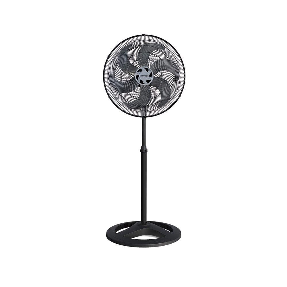 Ventilador de Coluna Ventisol 50cm Turbo 6, 3 Velocidades, 6 Pás, Preto