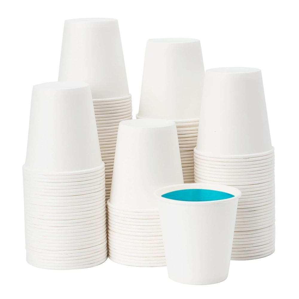 Copos de papel METAPRINT 90mL, enxaguante bucal descartável para banheiro, pacote com 600 unidades