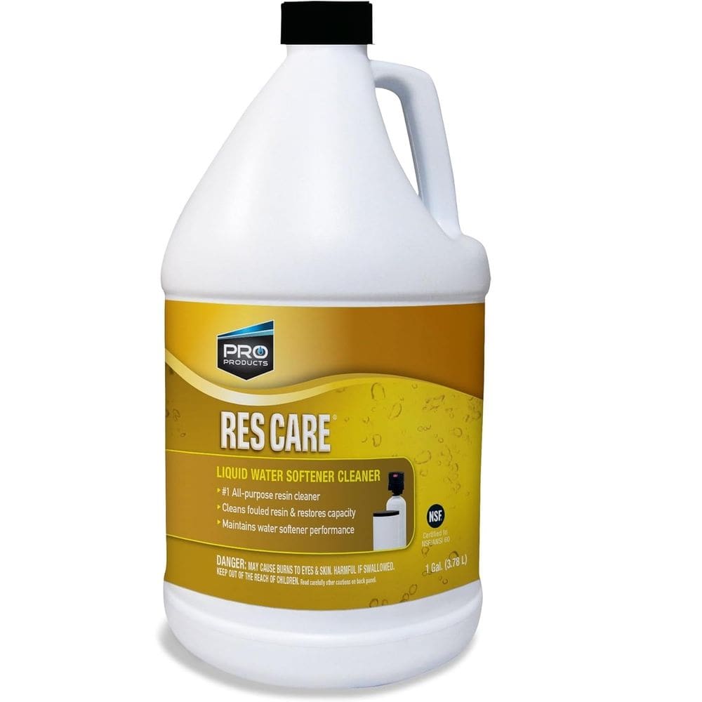Frasco de amaciador de água Cleaner Pro Products Res Care 3.78L