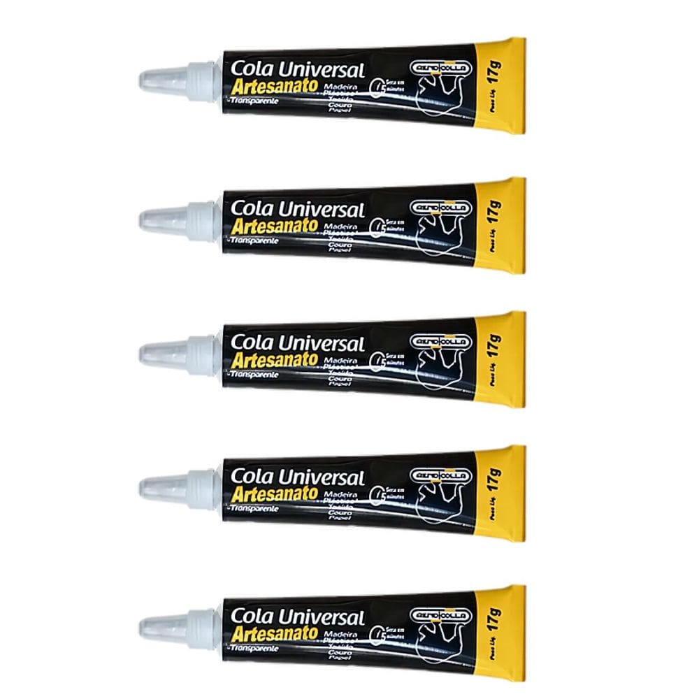 Kit 05 Colas Universal Alta Resistencia 17g Rendicolla