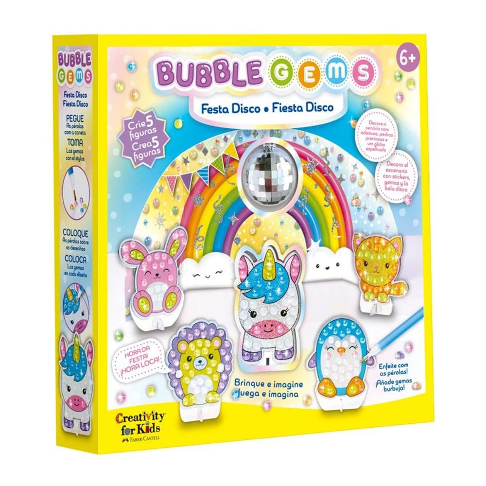 Pintura com Pérolas Festa Creativity for Kids Faber-Castell
