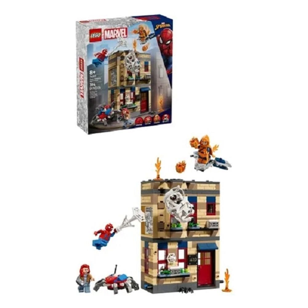 Lego 76317 Spiderman - Homem-aranha Apartamento Do Peter Parker - 394 peças