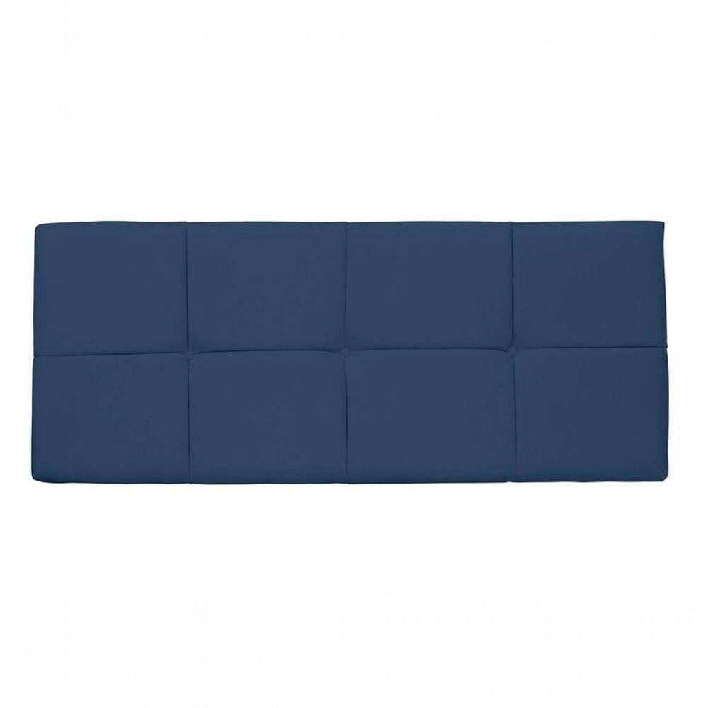 Painel Cabeceira Casal 1,40cm Smf Decor azul Marinho