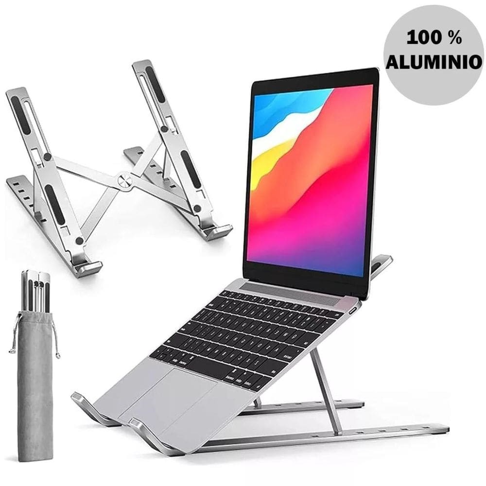 Suporte Para Notebook: Para Mesa Com Ajuste De Altura