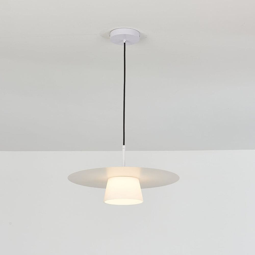 Pendente 1xled 7w Capelo Bella Iluminação Off White