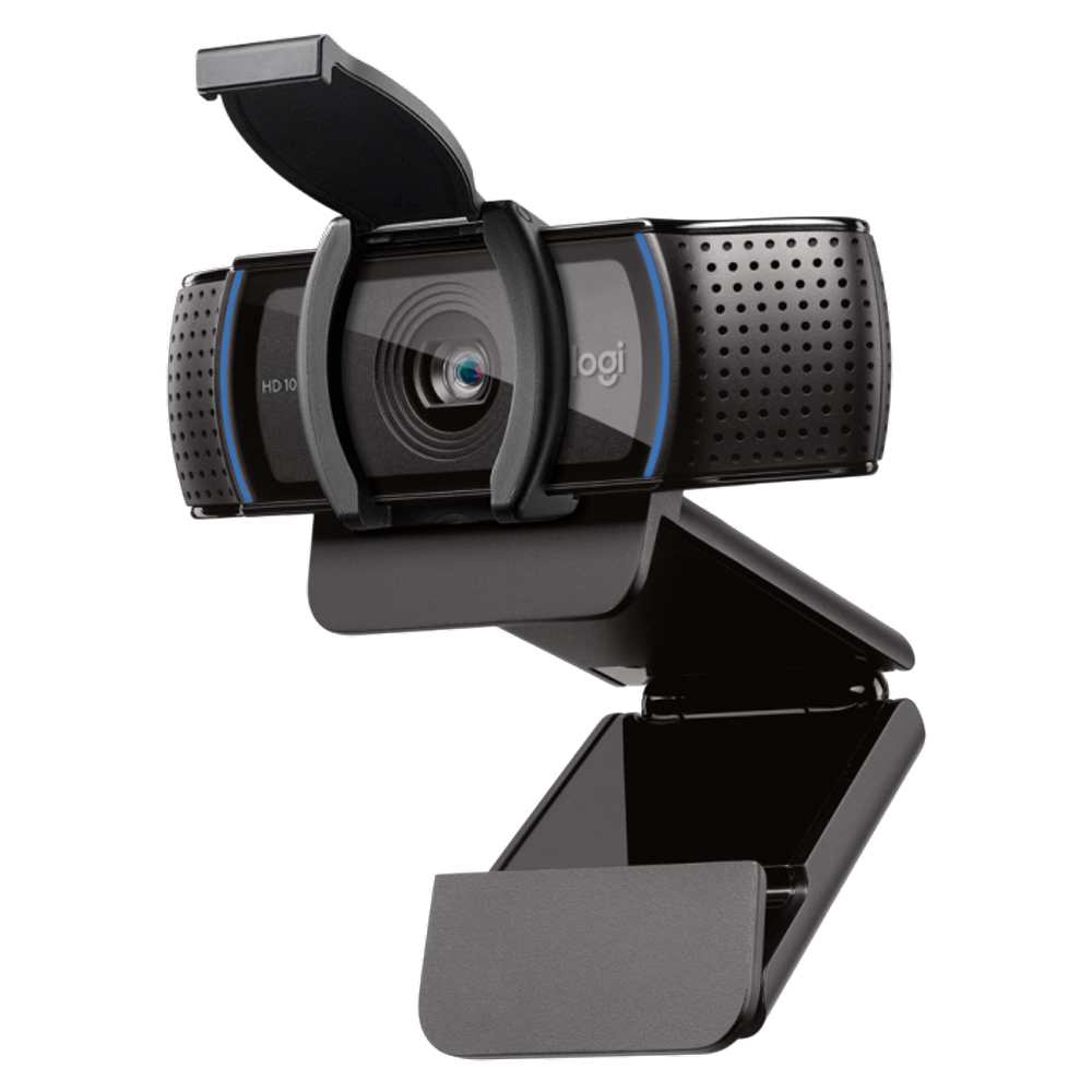 Webcam Full Hd Logitech C920s Preto