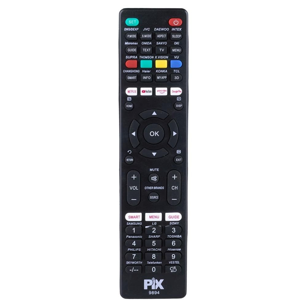 Controle Remoto Universal Pix Preto