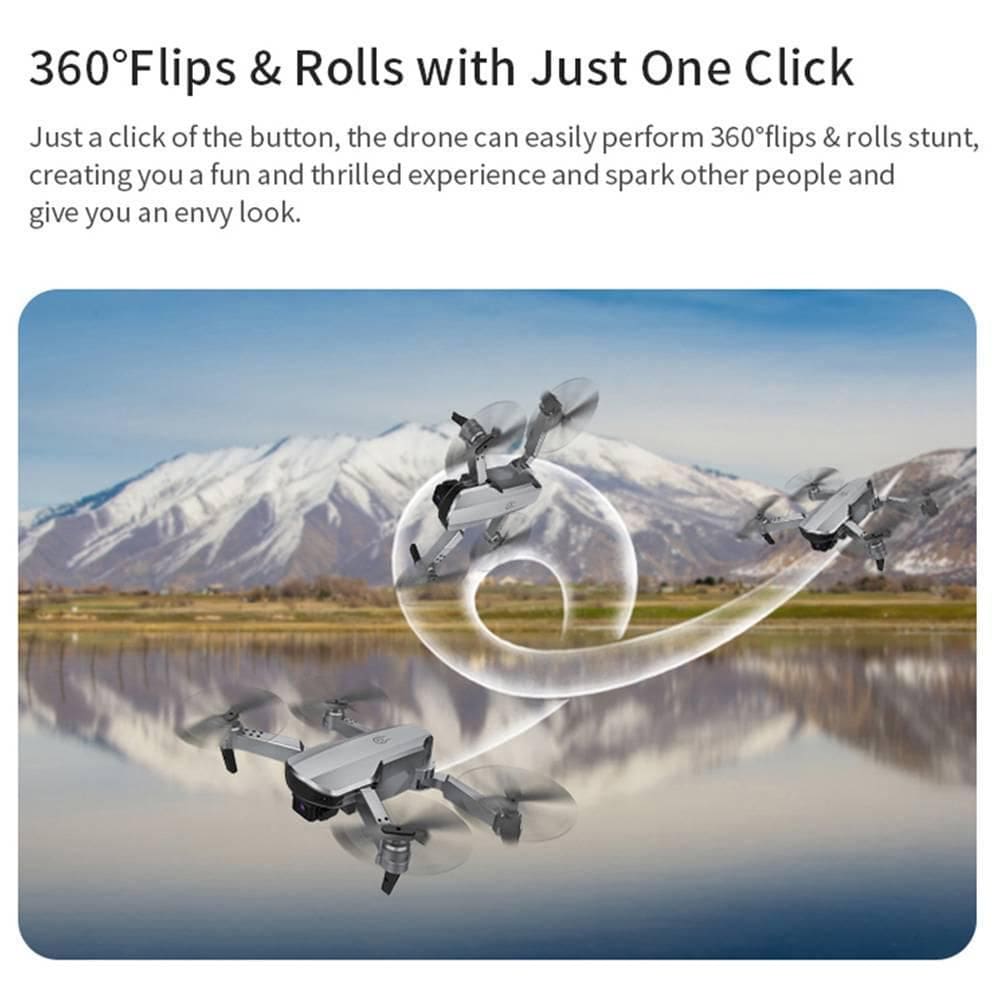 Drone T58 Com Bolsa Para Viagem, Voo 360, Estabilidade Sport