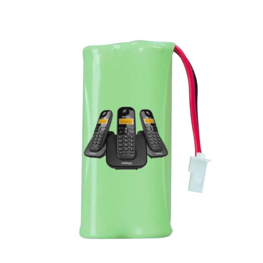 Bateria 2,4V 600Ma Telefone Sem Fio Ts 3113 Intelbras