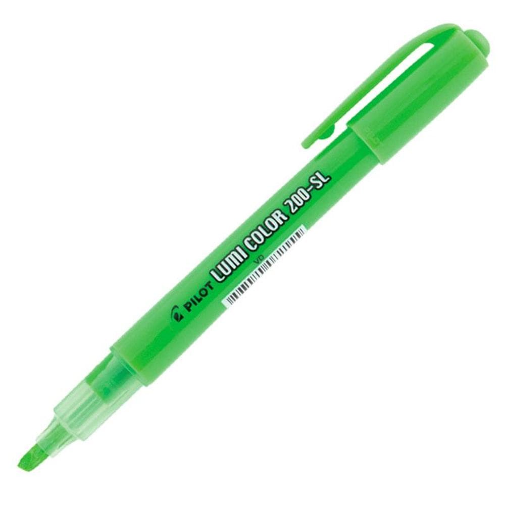 Pincel marca texto 200-SL Lumi Color - verde - Pilot