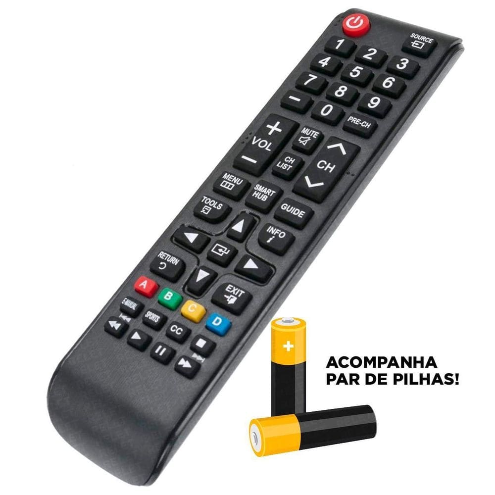 Controle Remoto Compatível Para Tv 4K Led 4K Smart