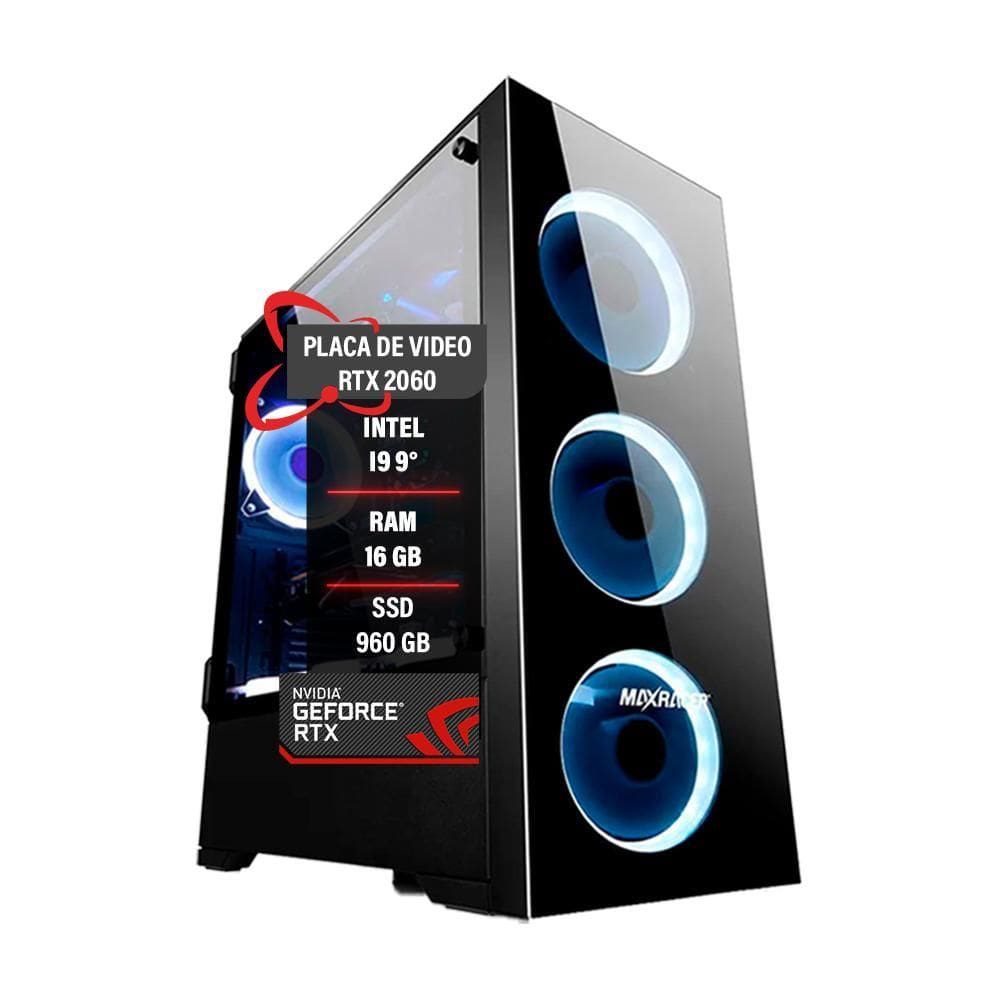 Pc Gamer Intel Core I9 9 Memória 16Gb Ram Rtx2060 Ssd 960Gb