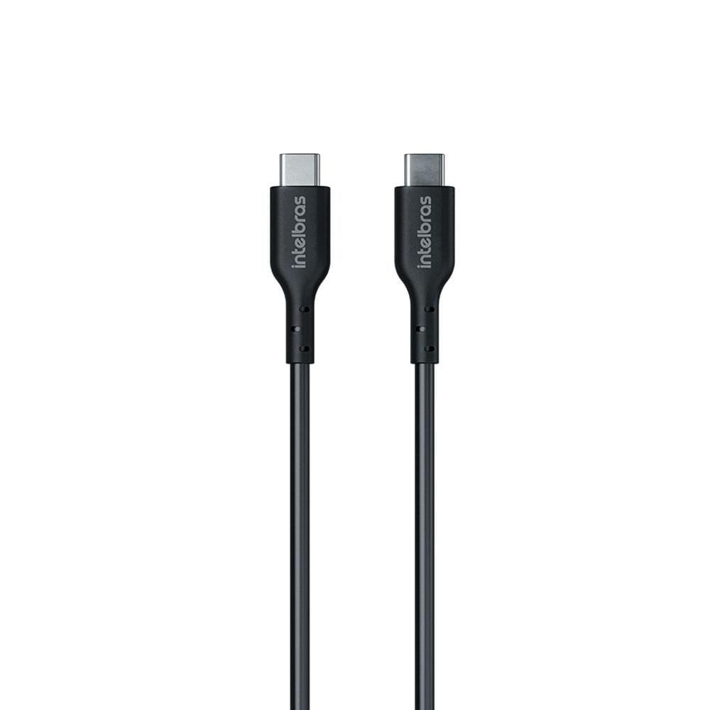 Cabo USB-C para USB-C PVC Preto EUCC20PP - Intelbras