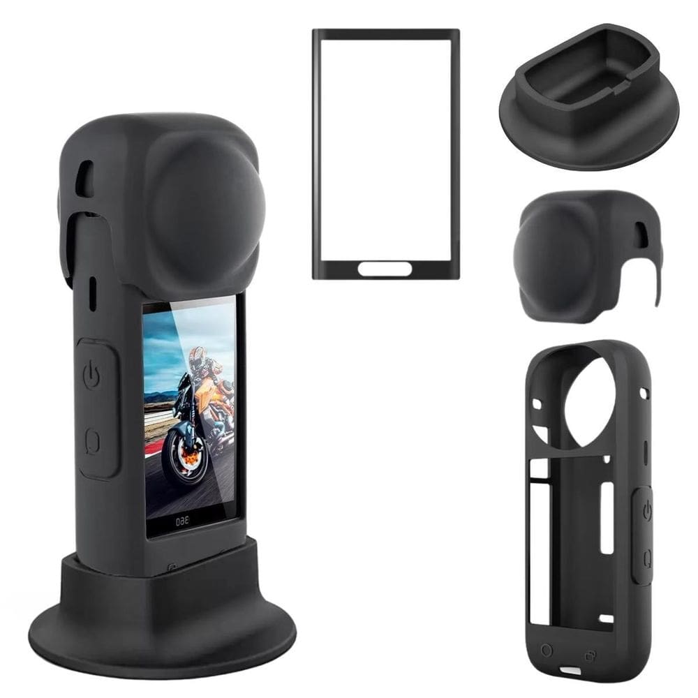 Base Estabilizador + Case + Película Para Câmera Insta360 X4
