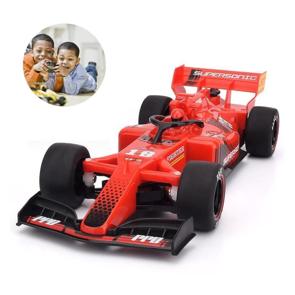 Carrinho Controle Remoto F1 Efeito Realista De Fumaça E Luz