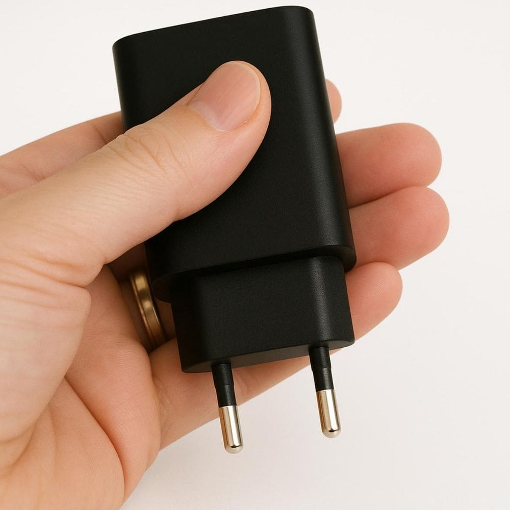 Fonte Turbo Para Carregar Celular Tipo C - Preta