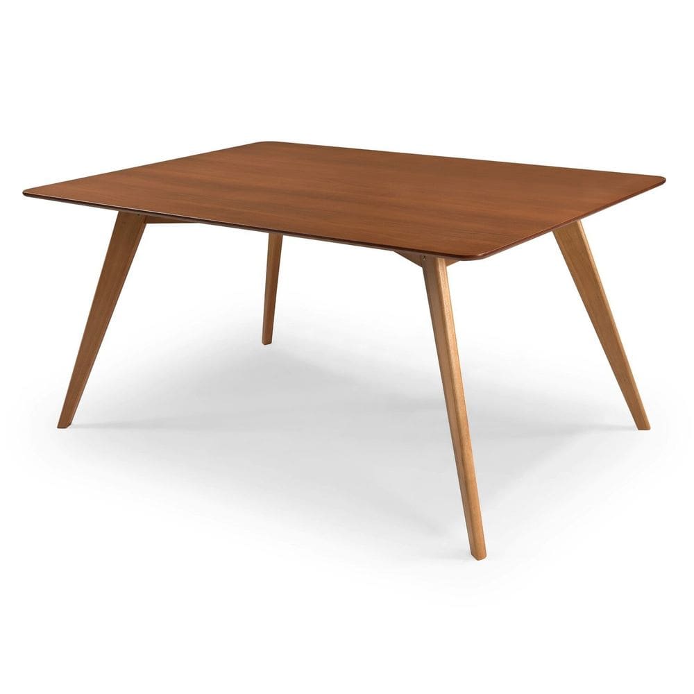 Mesa de Jantar 160cm X 77cm 6 Lugares Uno Castanho