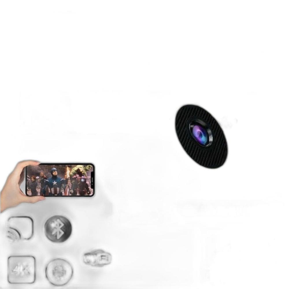 Projetor Smart Hdmi Wi-Fi Para Home Theater
