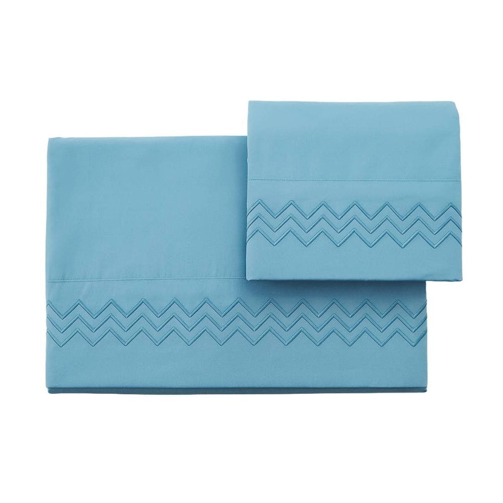 Jogo Cama 4 Peças King Liso Bordado Bella Notte