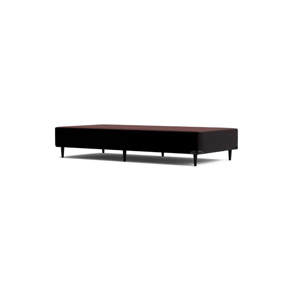 Base Sommier Camurça Preto Solteiro (88x188x30) - Ortobom