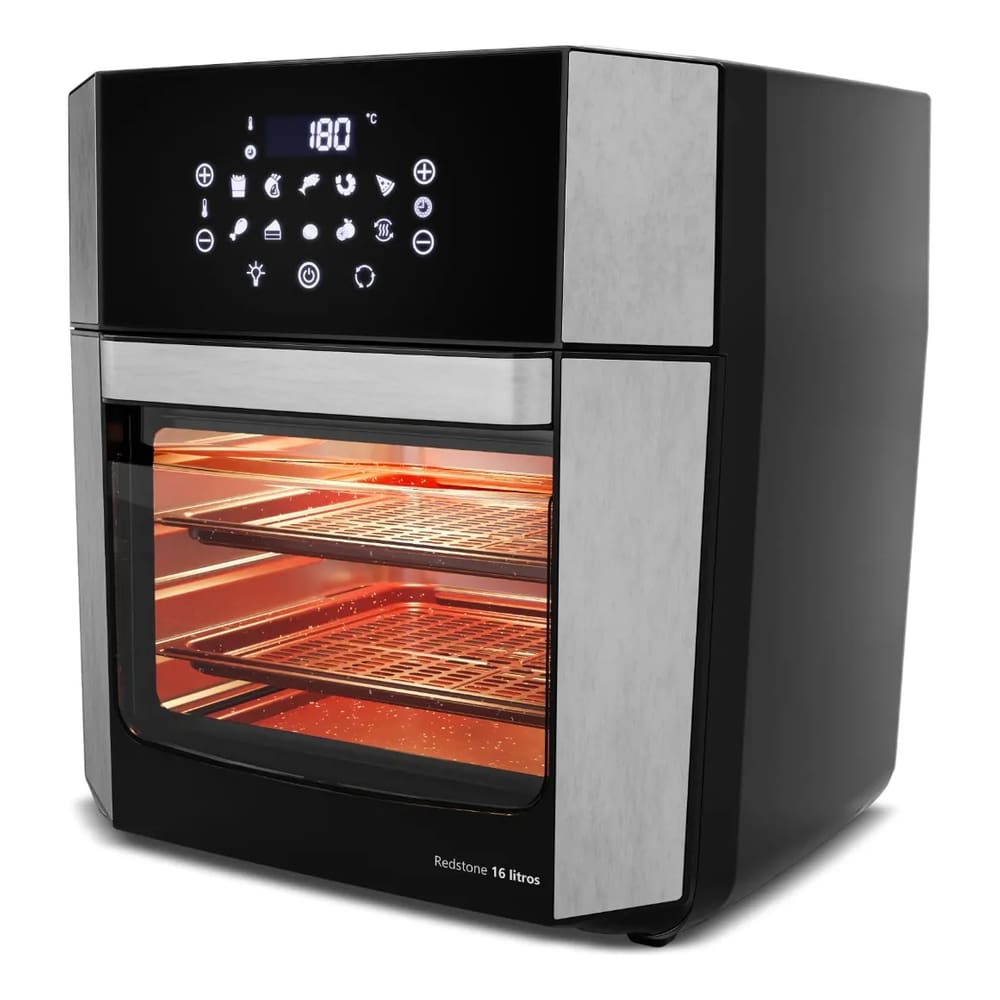 Air Fryer Oven Britânia 16L 4 Em 1 Porta Removível BAF16A 220V