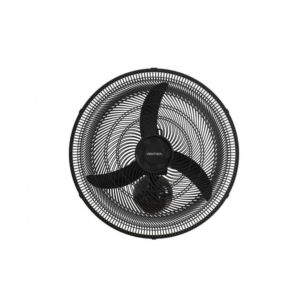 Ventilador De Parede Ventisol Oscilante New 50cm Preto 220v