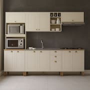 Cozinha Modulada 5 Peças sem Pia Tunisia Atualle