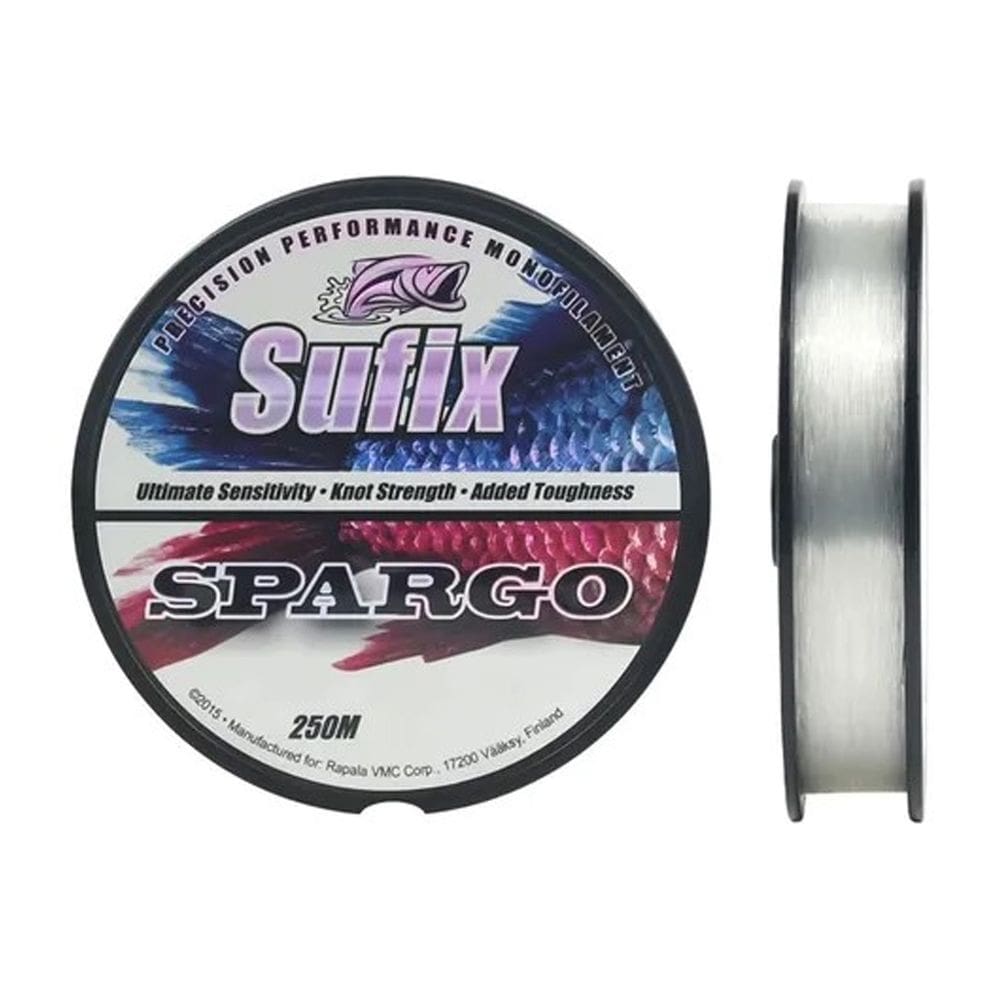 Linha Rapala Sufix Spargo Clear 250m 0,35mm 16,0kg 35lb Monofilamento