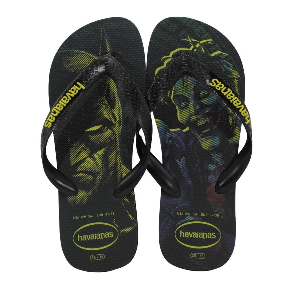 Chinelo Havaianas Top Herois Dc Preto