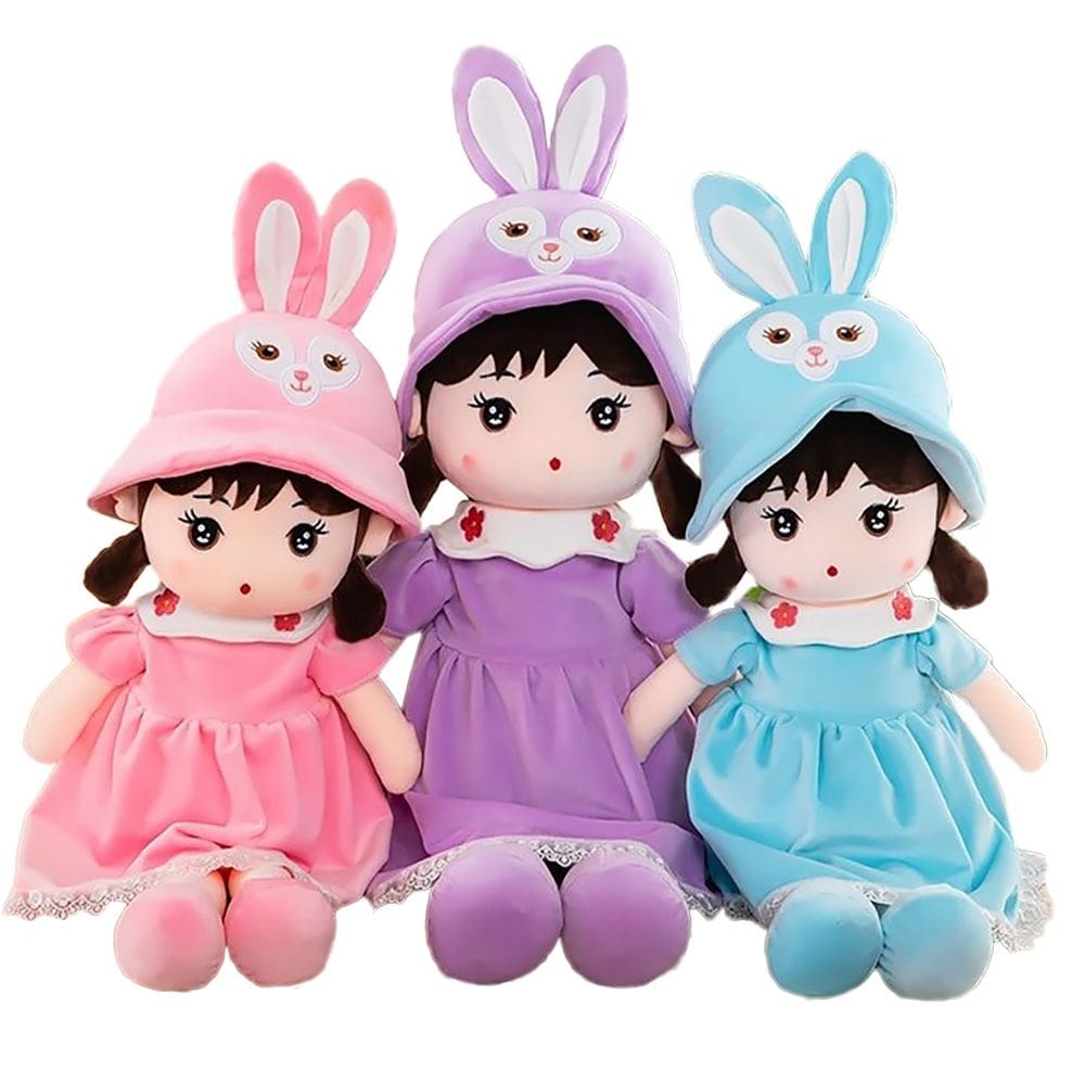 Pelúcia Boneca Princesa Coelhinho 45cm Cor diversa 1 pç DRM1071 - Dorémi