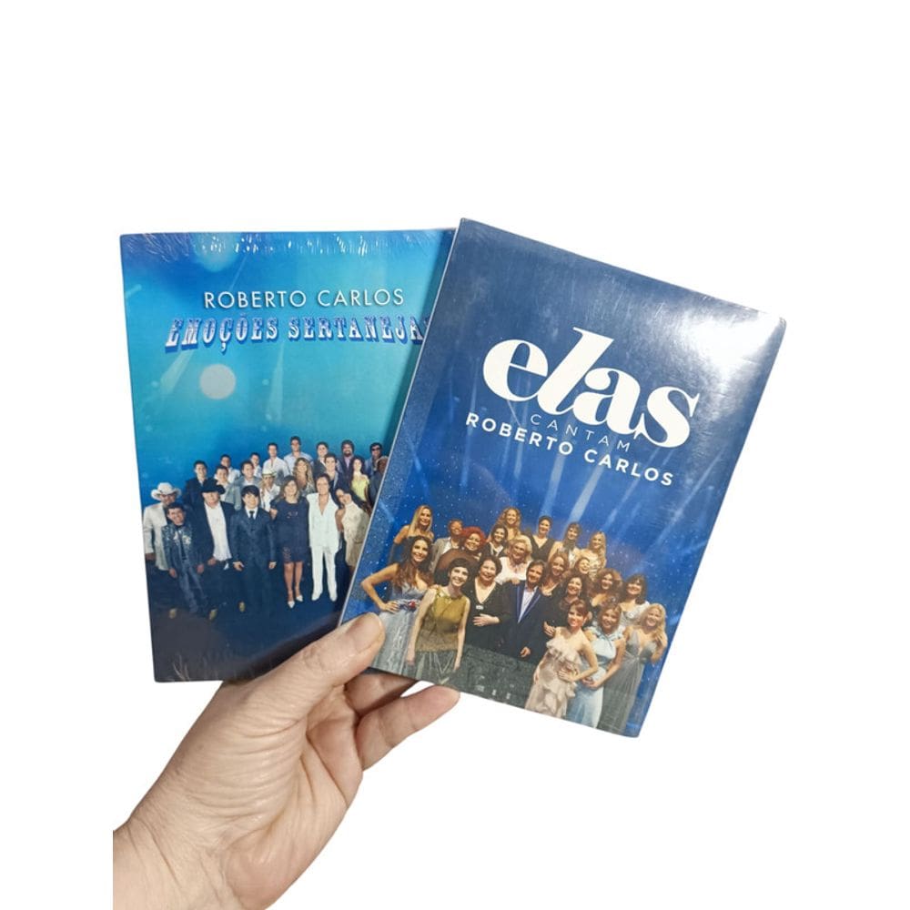 Roberto Carlos - Emoções Sertanejas e Elas cantam (2 Dvd Dig