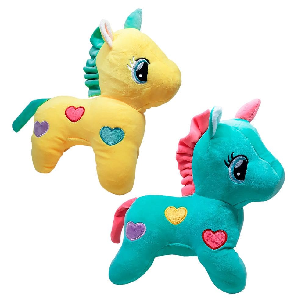 Pelúcia Divertida Unicórnio 32x34cm Cor diversa 1 pç DRM1075 - Dorémi