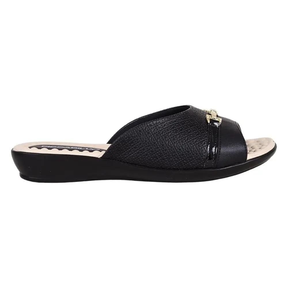 Tamanco Piccadilly Anabela Feminino Pontilhado  500404