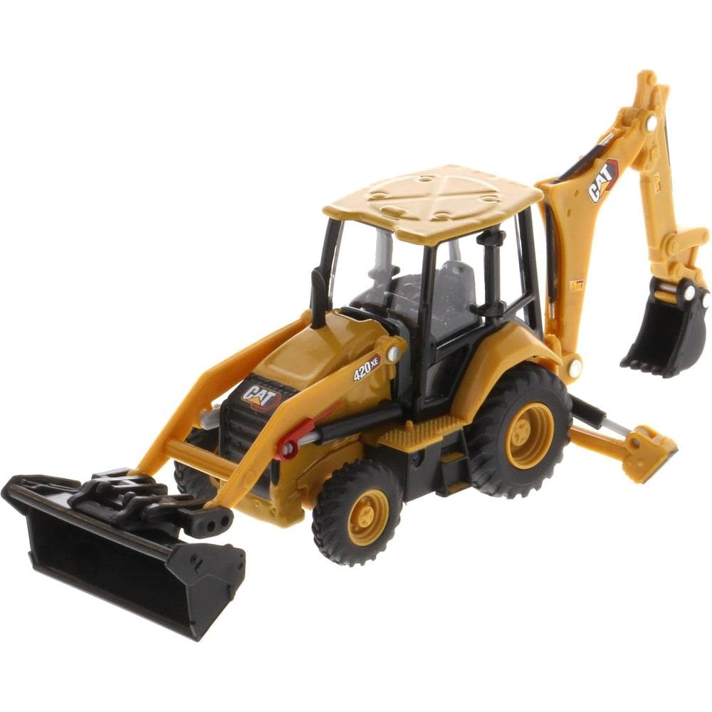 Miniatura Caterpilla Retroescavadeira 420 XE Escala 1/64