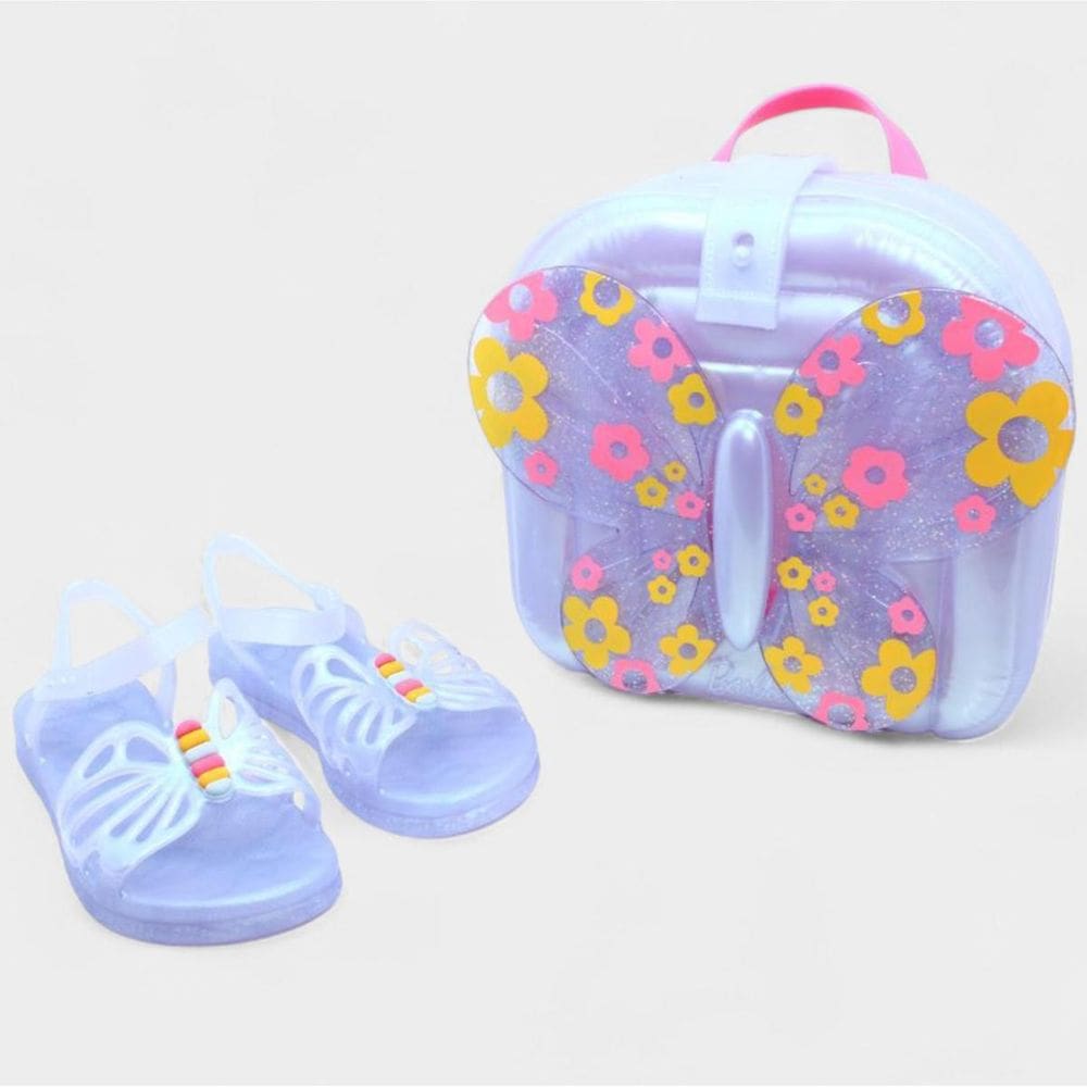 Sandália Disney Barbie Fly Mochila Grendene Kids - Lilás