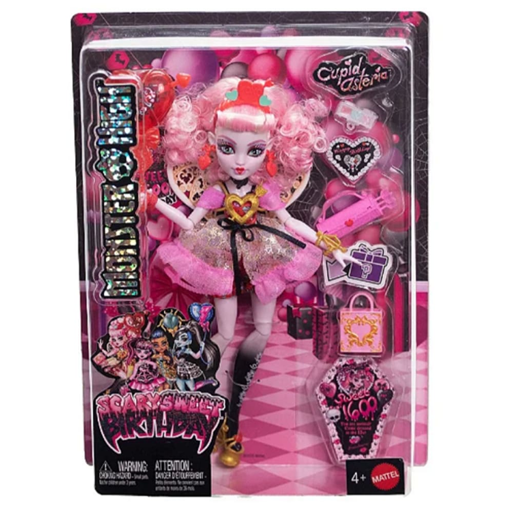 Monster High Core Aniversario Monstruoso Boneca Cupid Asteria  28 Cm C/ Acessorios - Mattel